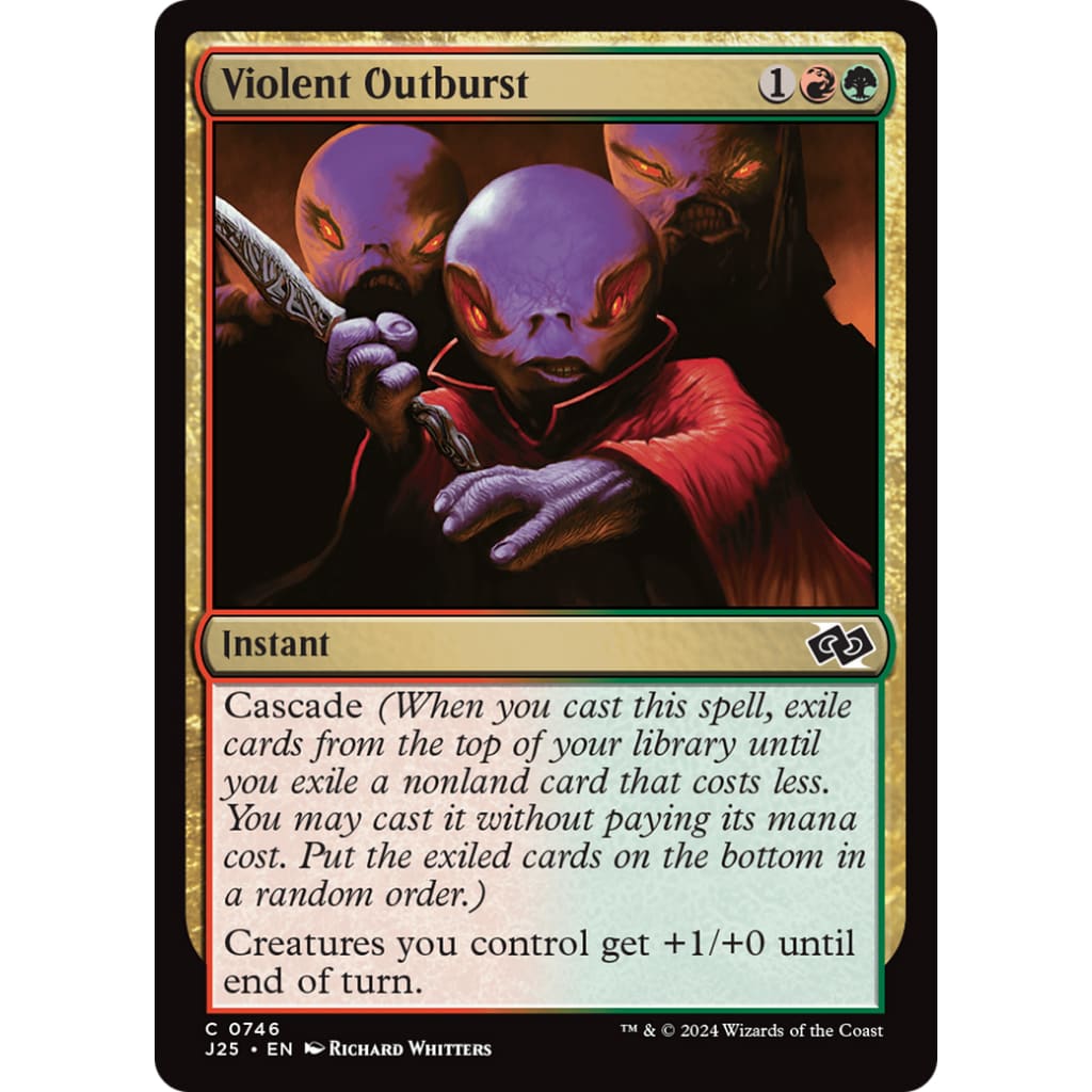Violent Outburst (J25-746) - Single