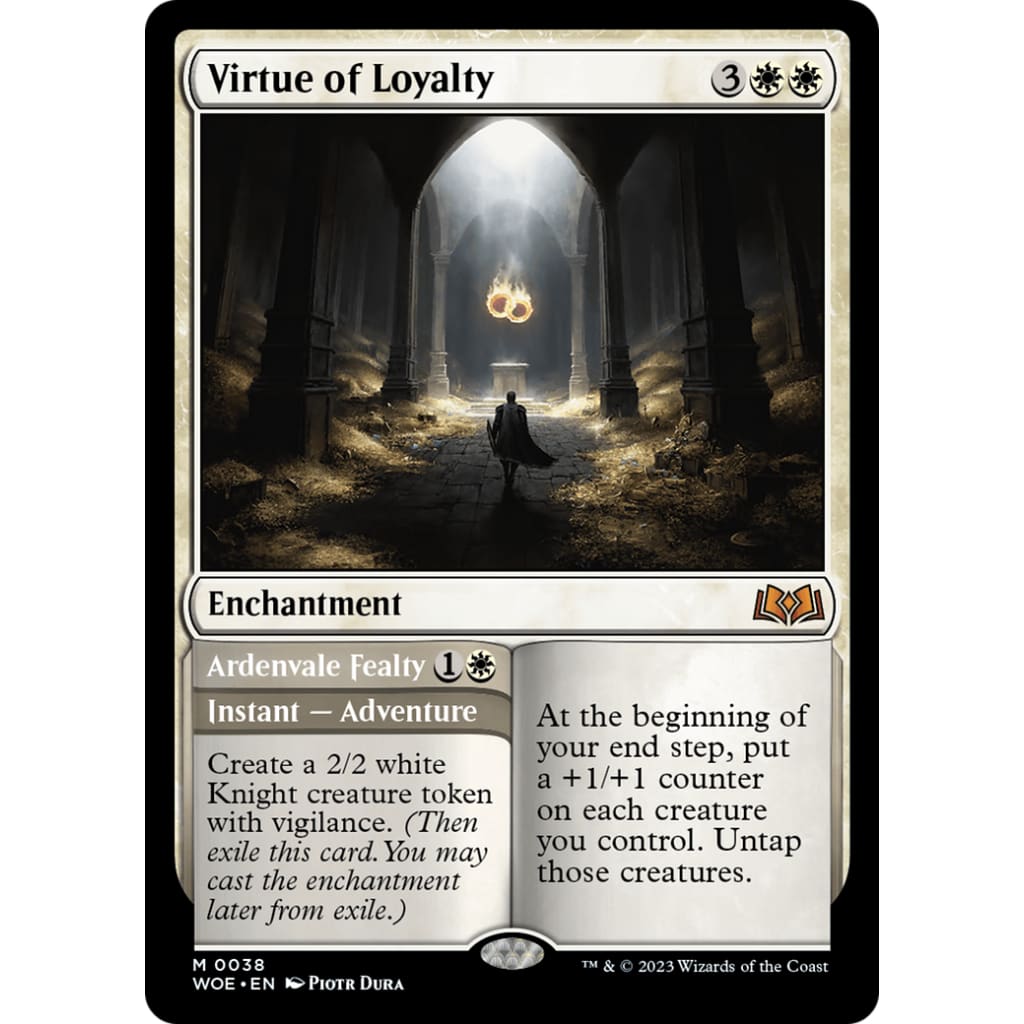 Virtue of Loyalty // Ardenvale Fealty (WOE-038) - Single