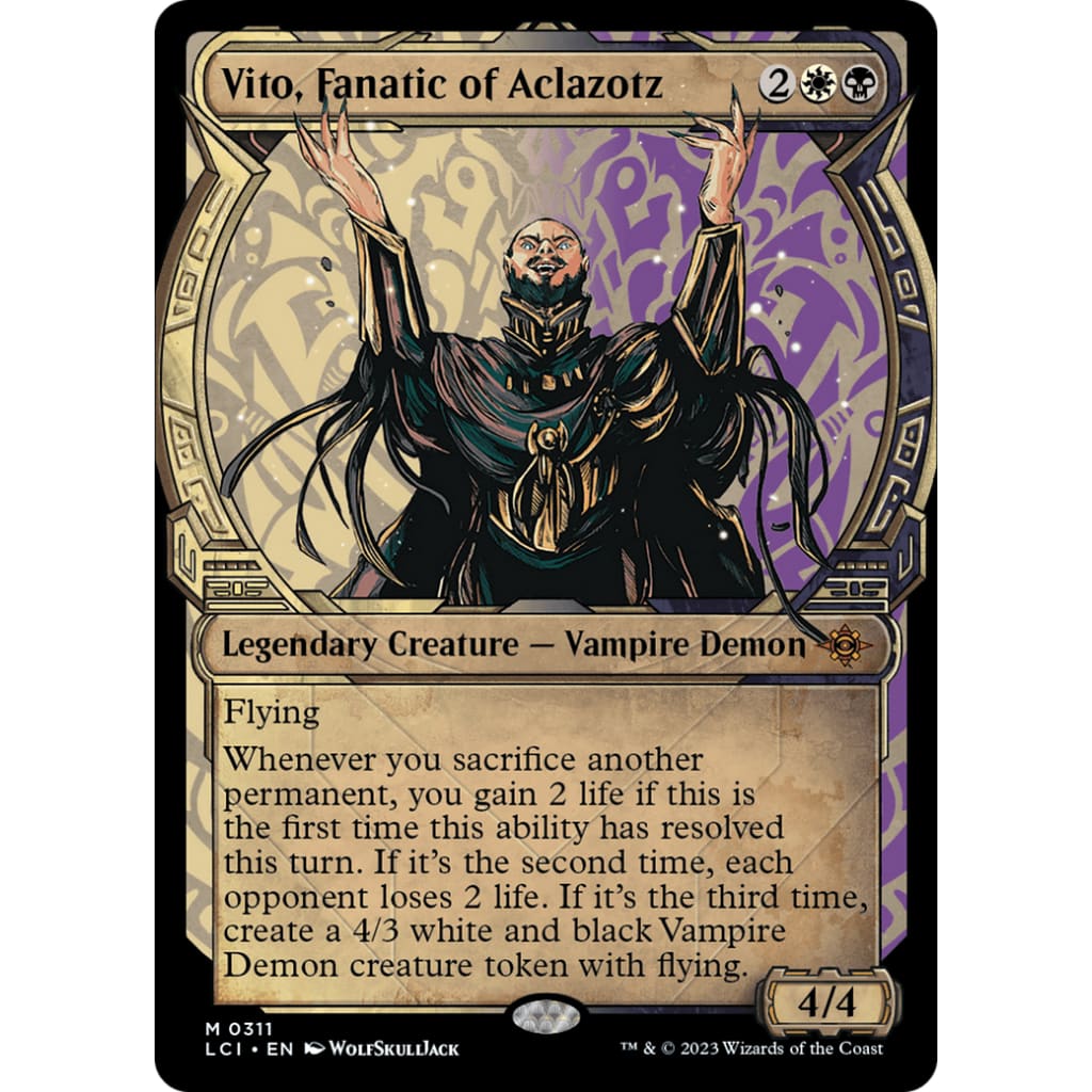 Vito Fanatic of Aclazotz (LCI-311): (Showcase) Foil - Single