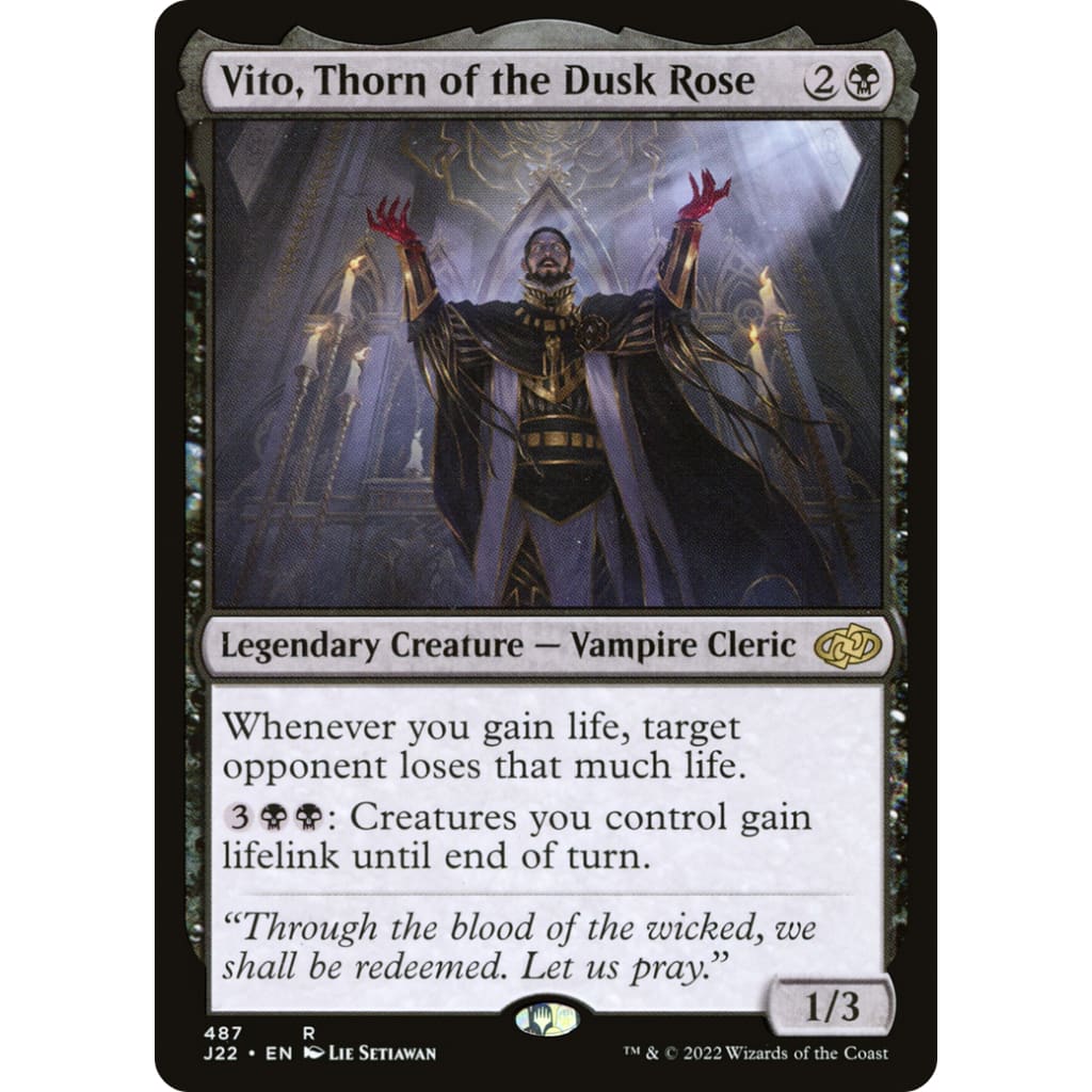 Vito Thorn of the Dusk Rose (J22-487) - Single
