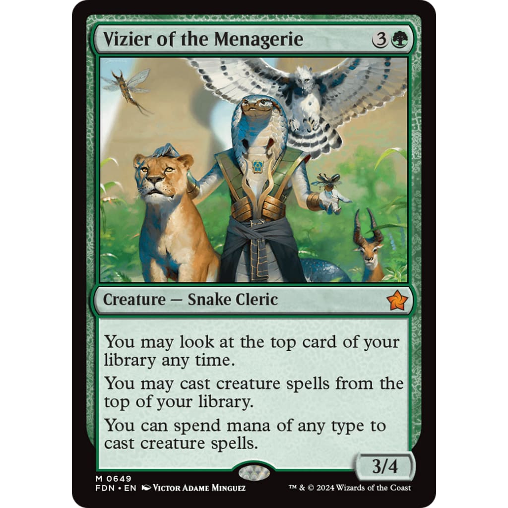 Vizier of the Menagerie (FDN-649) - Single