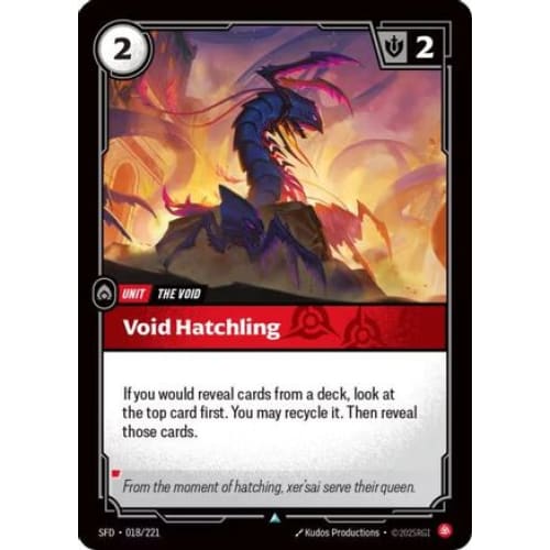 Void Hatchling (018/221) - Spiritforged Foil - Single