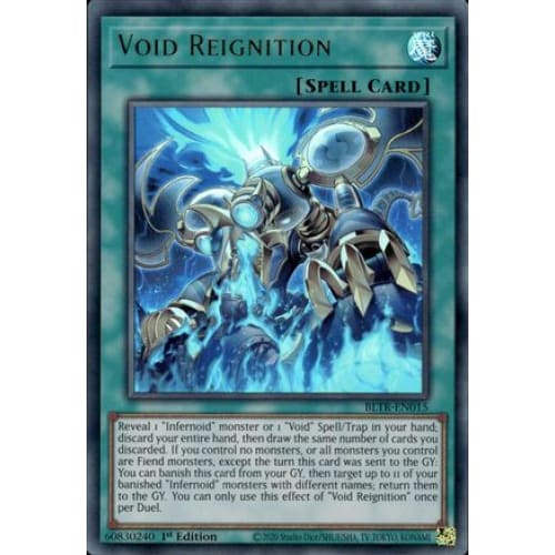 Void Reignition - BLTR-EN015 Ultra Rare 1st Edition - Single