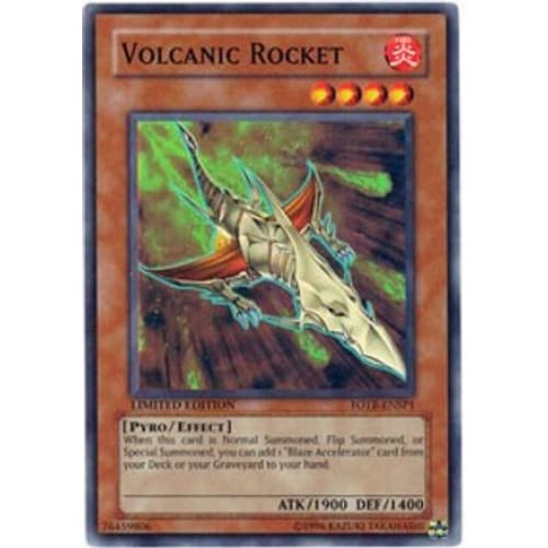 Volcanic Rocket (FOTB-ENSP1) Super Rare Limited - Single