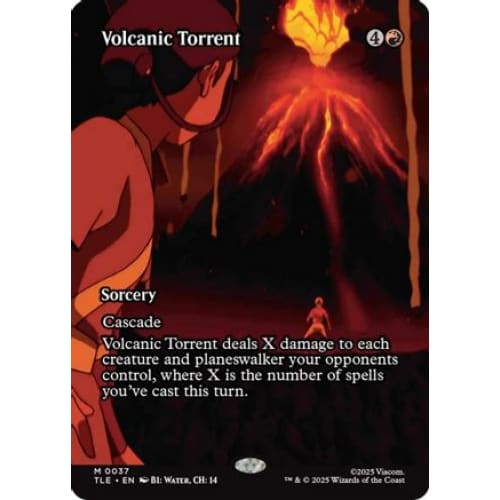 Volcanic Torrent (Borderless) (TLE-037) Foil - Single