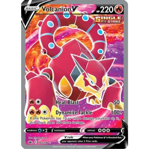 Volcanion V (162/198) Ultra Rare Holofoil - Single