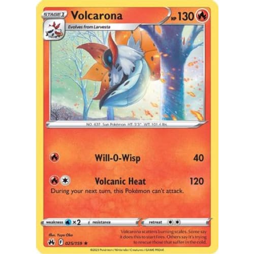 Volcarona (025) Rare Classic - Single