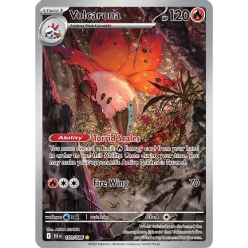 Volcarona - 100/086 (100) Illustration Rare Holofoil