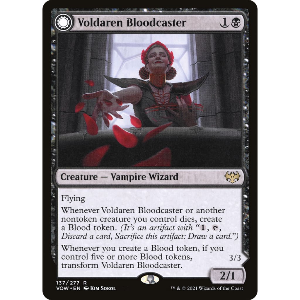 Voldaren Bloodcaster // Bloodbat Summoner (VOW-137):