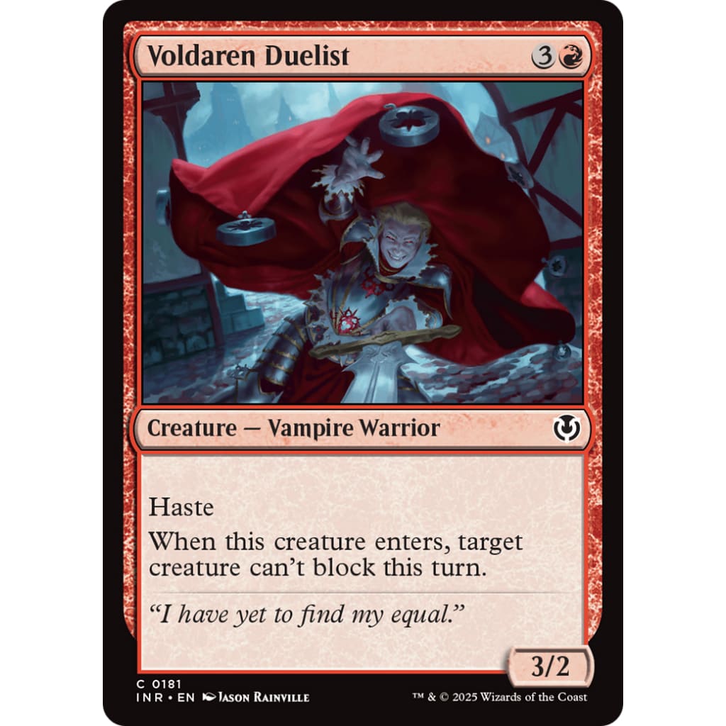 Voldaren Duelist (INR-181) Foil - Single