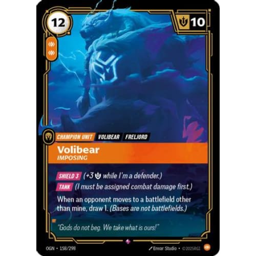 Volibear - Imposing (158/298) - Origins Foil - Single