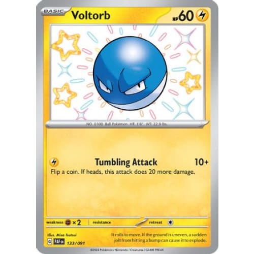 Voltorb (133) Shiny Rare Holofoil - Single