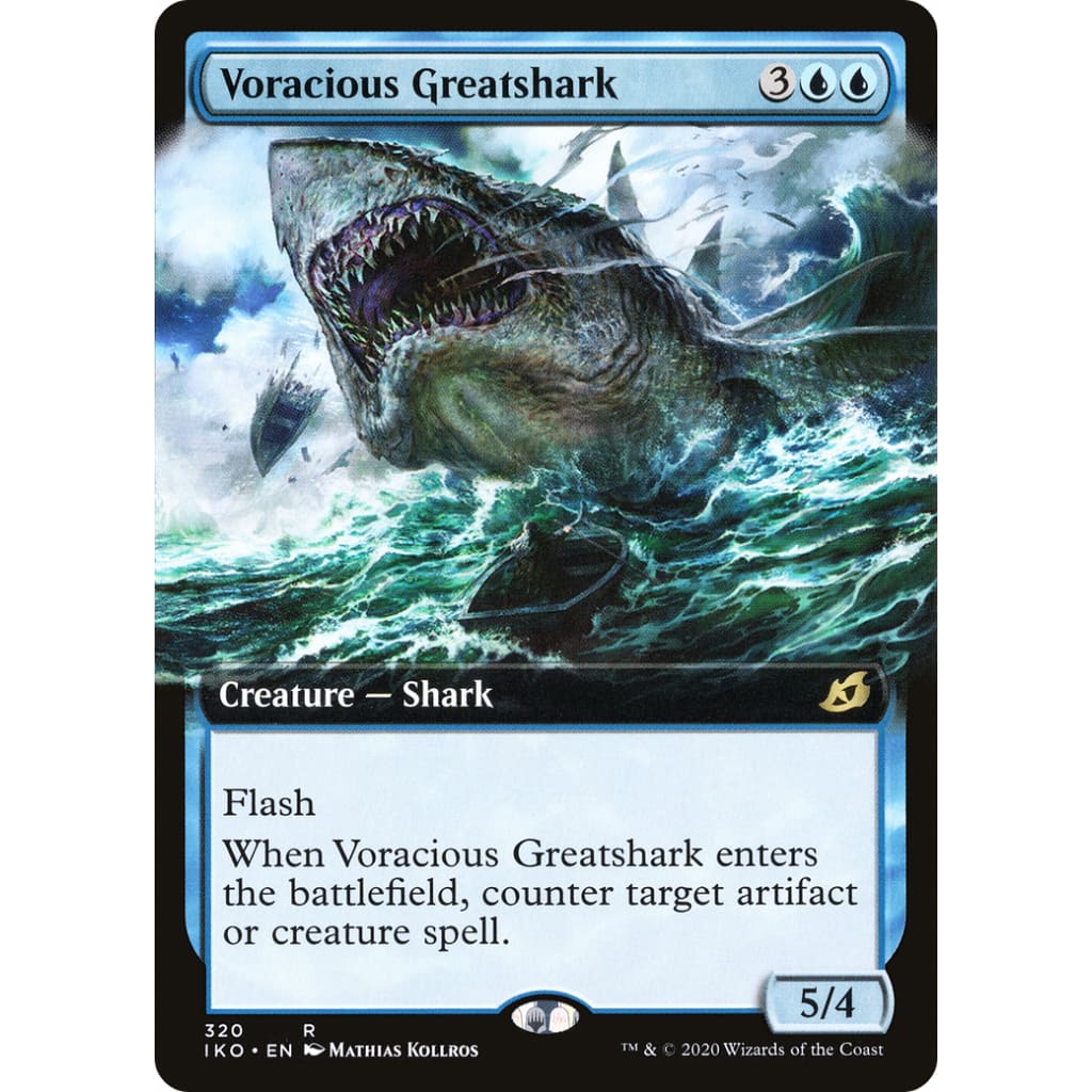 Voracious Greatshark (IKO-320): (Extended Art) Foil - Single