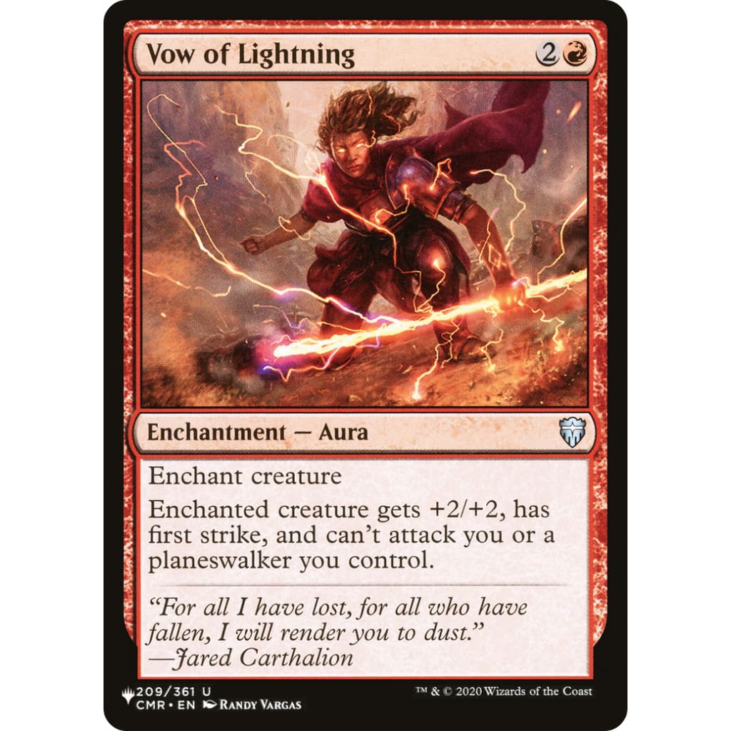 Vow of Lightning (PLST-CMR-209) - Single