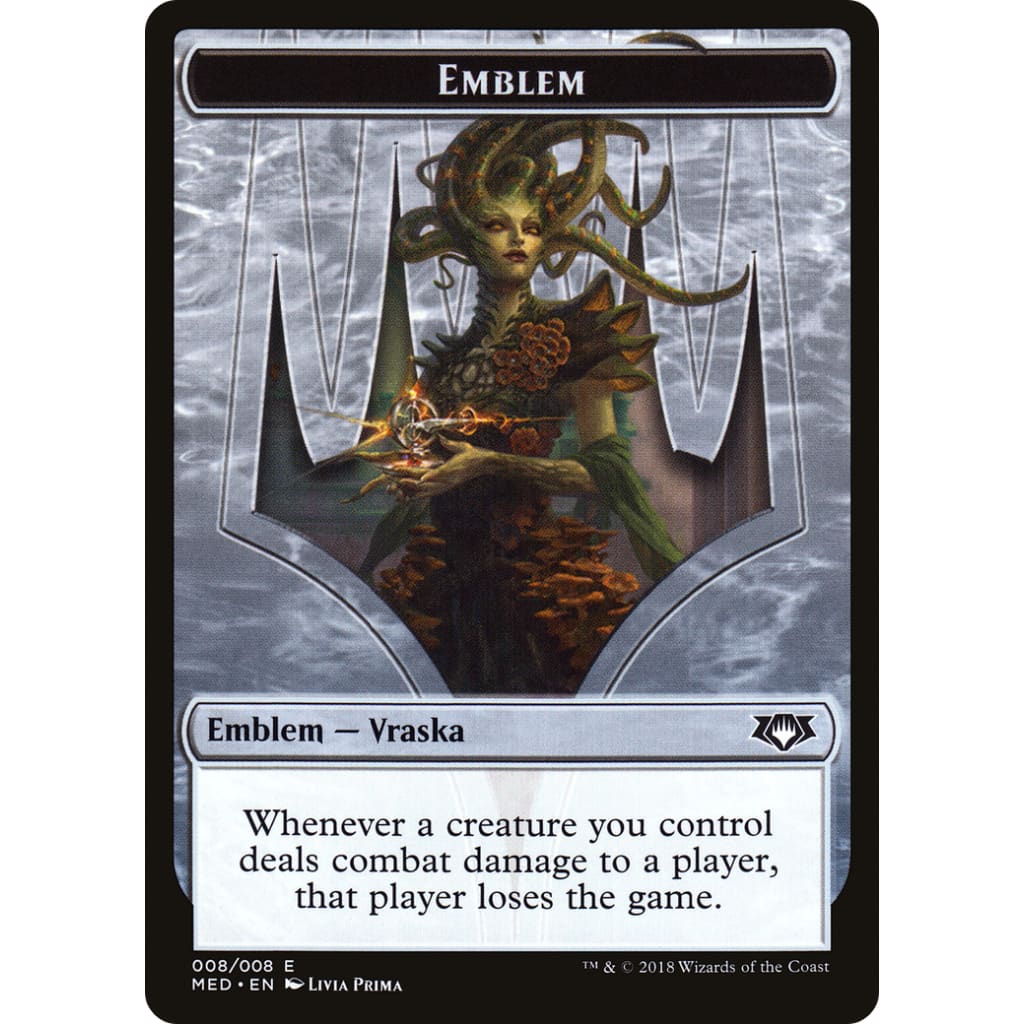 Vraska Golgari Queen Emblem (TMED-0G8) - Single