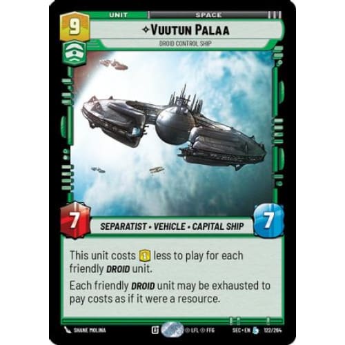 Vuutun Palaa - Droid Control Ship (122/264) - Single