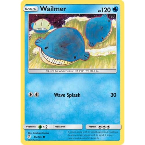 Wailmer (045/236) Common Reverse Holofoil - Single