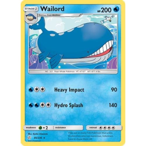 Wailord (046/236) Rare Classic - Single