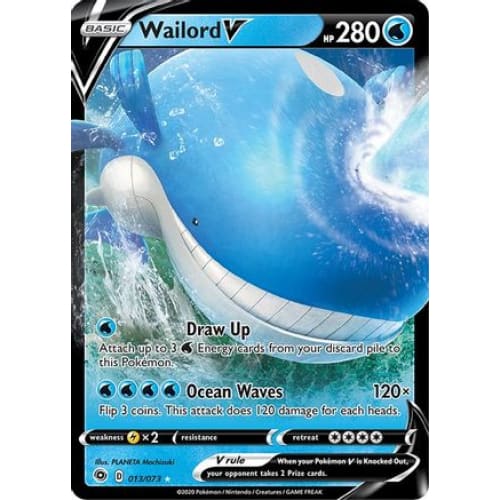 Wailord V (13) Holo Rare Holofoil - Single