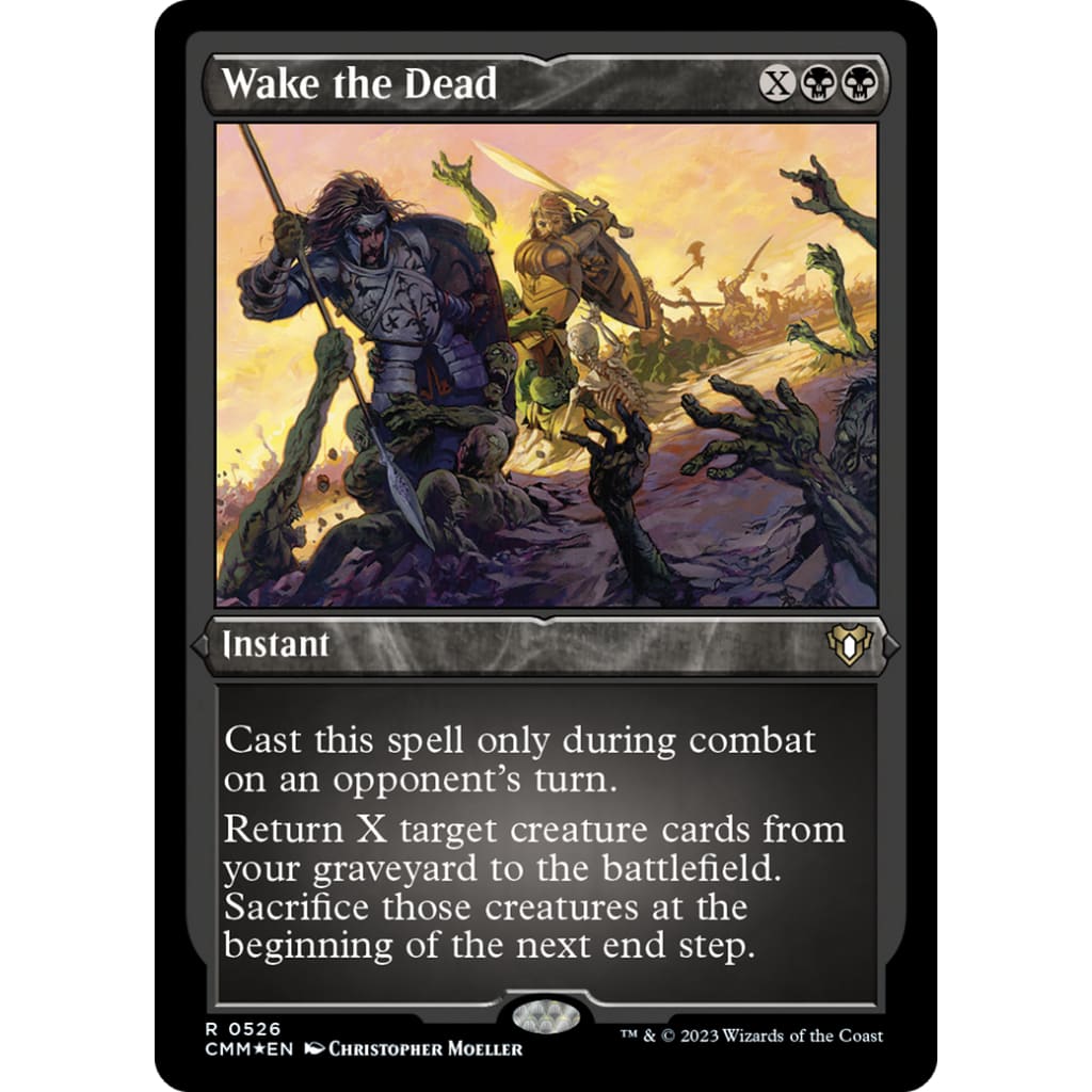 Wake the Dead (CMM-526) Etched Foil - Single