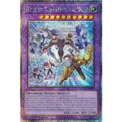 Wake Up Your Elemental HERO (Quarter Century Secret Rare)