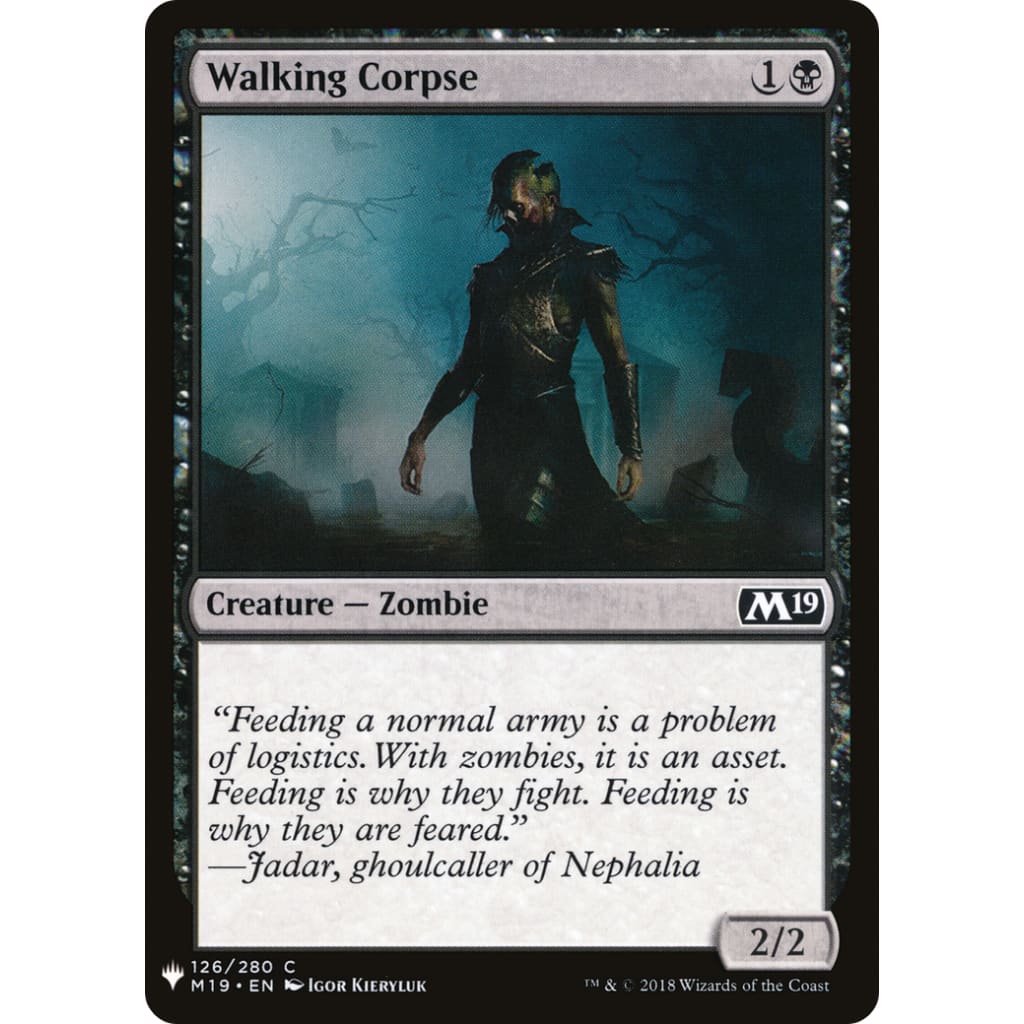 Walking Corpse (PLST-M19-126) - Single