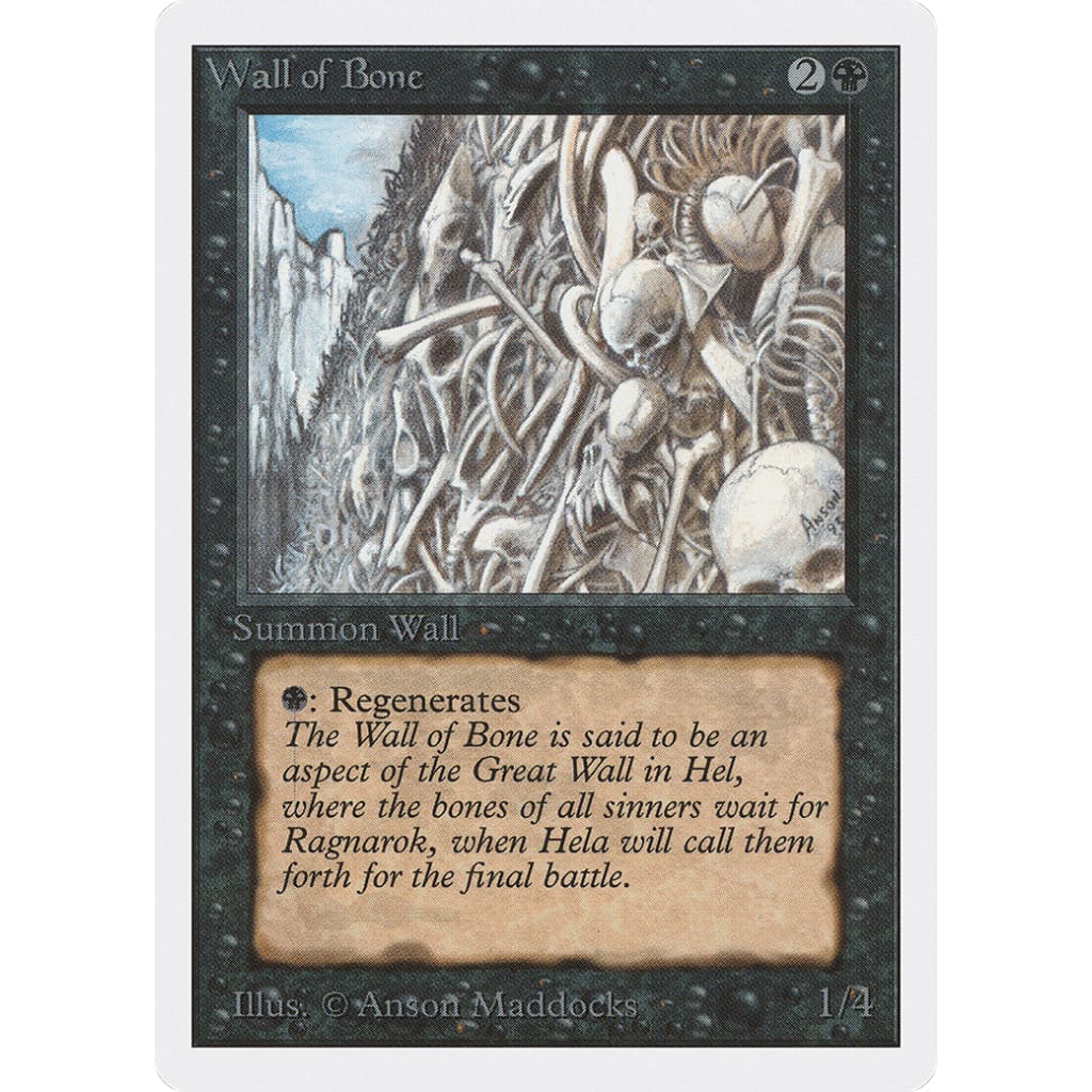 Wall of Bone (2ED-133) - Single
