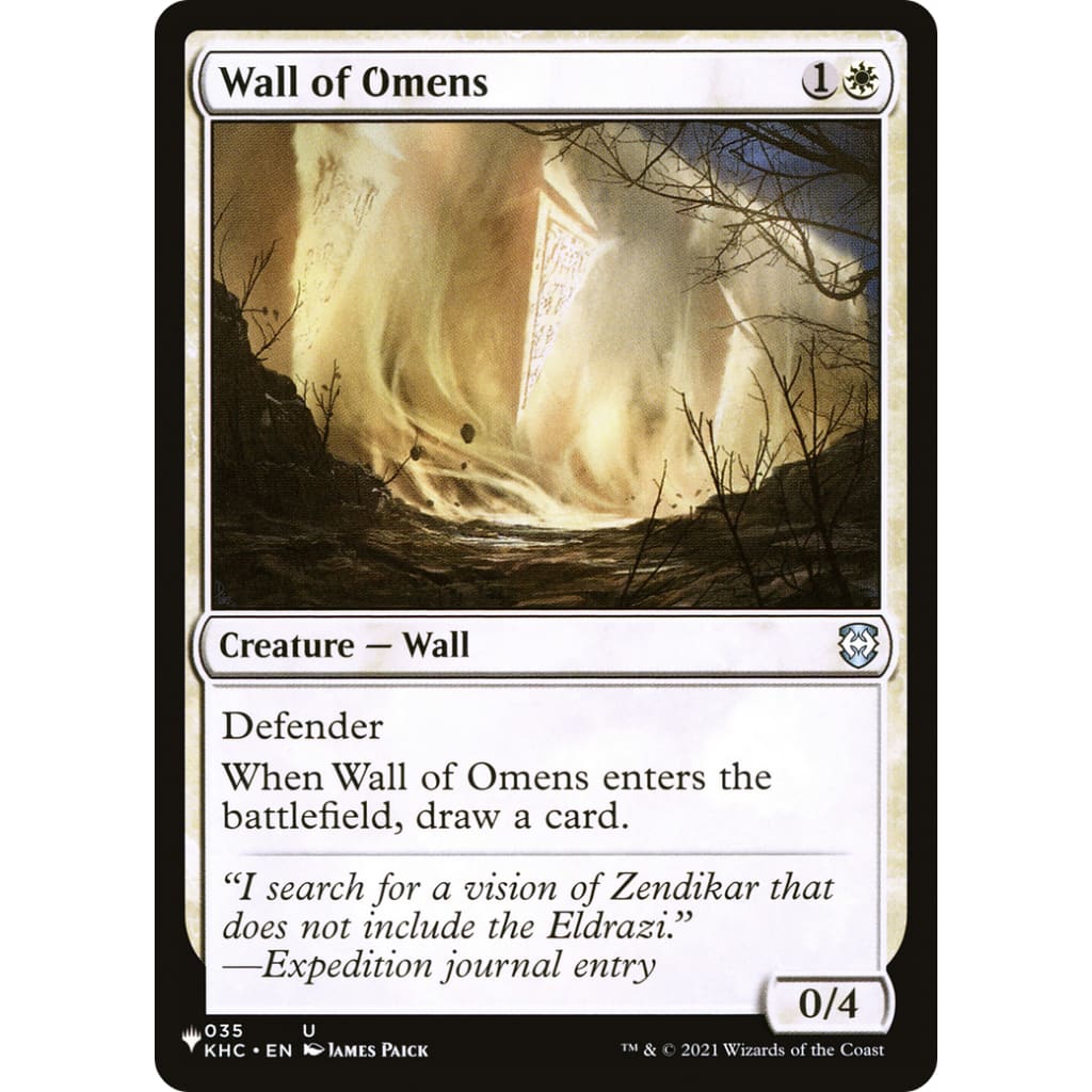 Wall of Omens (PLST-KHC-35) - Single