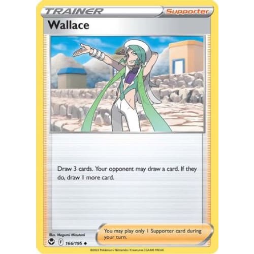 Wallace (166/195) Uncommon Reverse Holofoil - Single