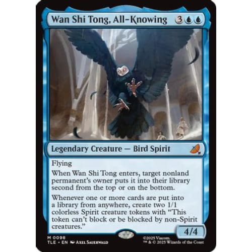 Wan Shi Tong All-Knowing (TLE-098) Foil - Single
