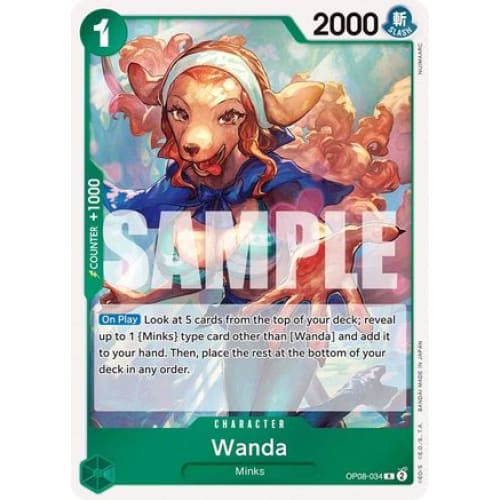 Wanda OP08-034 R Two Legends Foil - Single