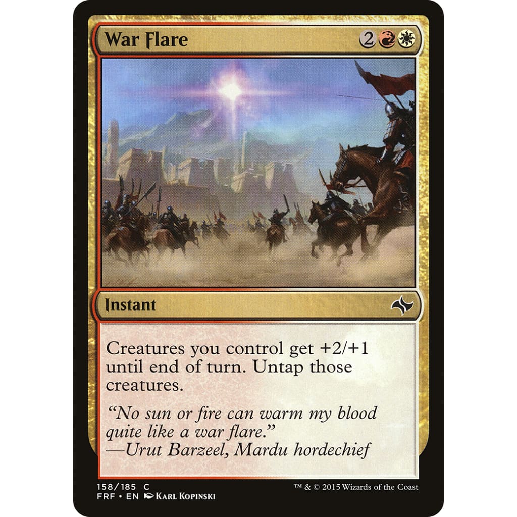 War Flare (FRF-158) - Single