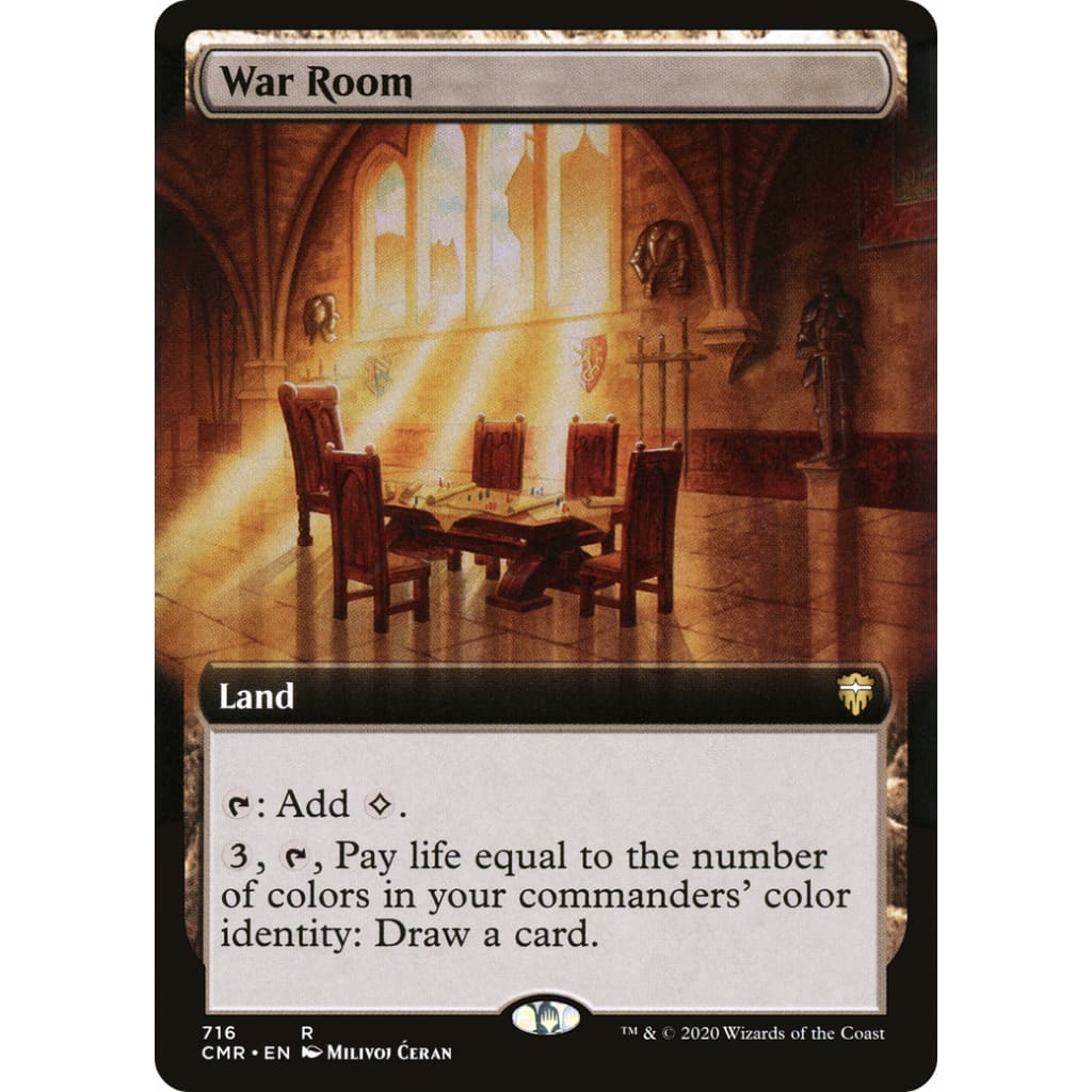 War Room (CMR-716): (Extended Art) Foil - Single
