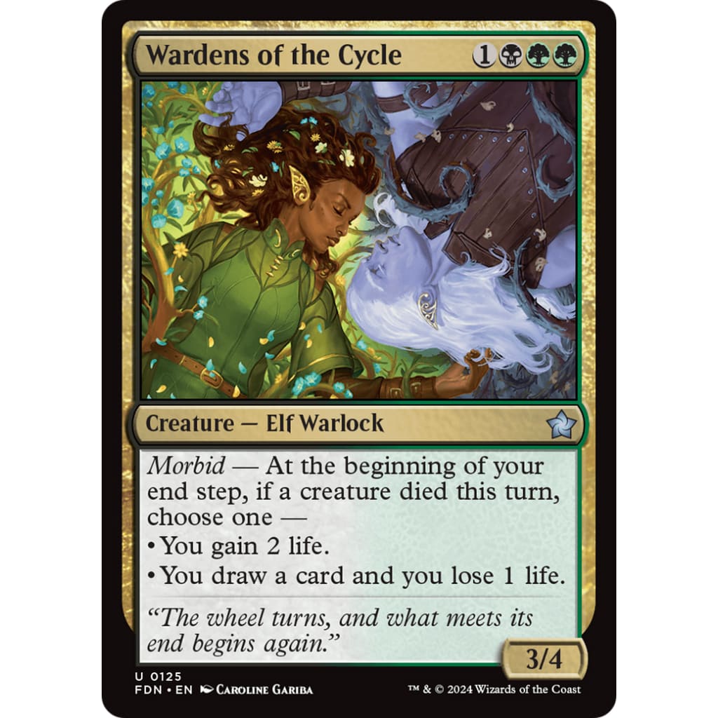 Wardens of the Cycle (FDN-125) Foil - Single