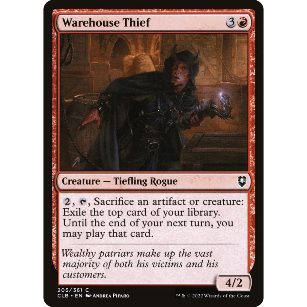 Warehouse Thief (CLB-205) Foil - Single