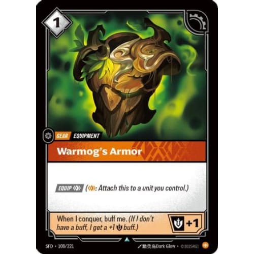 Warmog’s Armor (108/221) - Spiritforged - Single