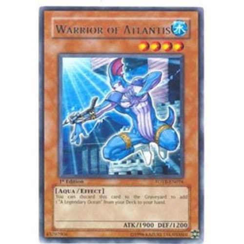 Warrior of Atlantis (FOTB-EN016) Rare Unlimited - Single