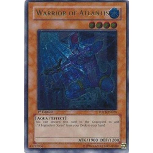 Warrior of Atlantis (UTR) (FOTB-EN016) Ultimate Rare 1st
