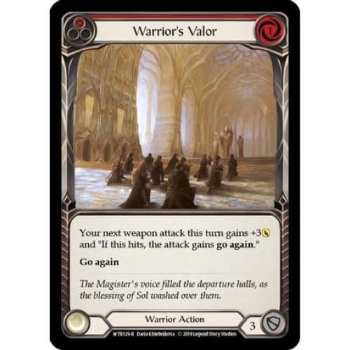 Warrior’s Valor (Red) (WELCOME TO RATHE) 1st Edition