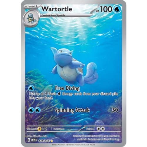 Wartortle - 171/165 (171) Illustration Rare Holofoil