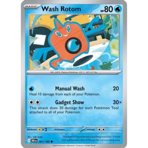 Wash Rotom (61) Common - Single