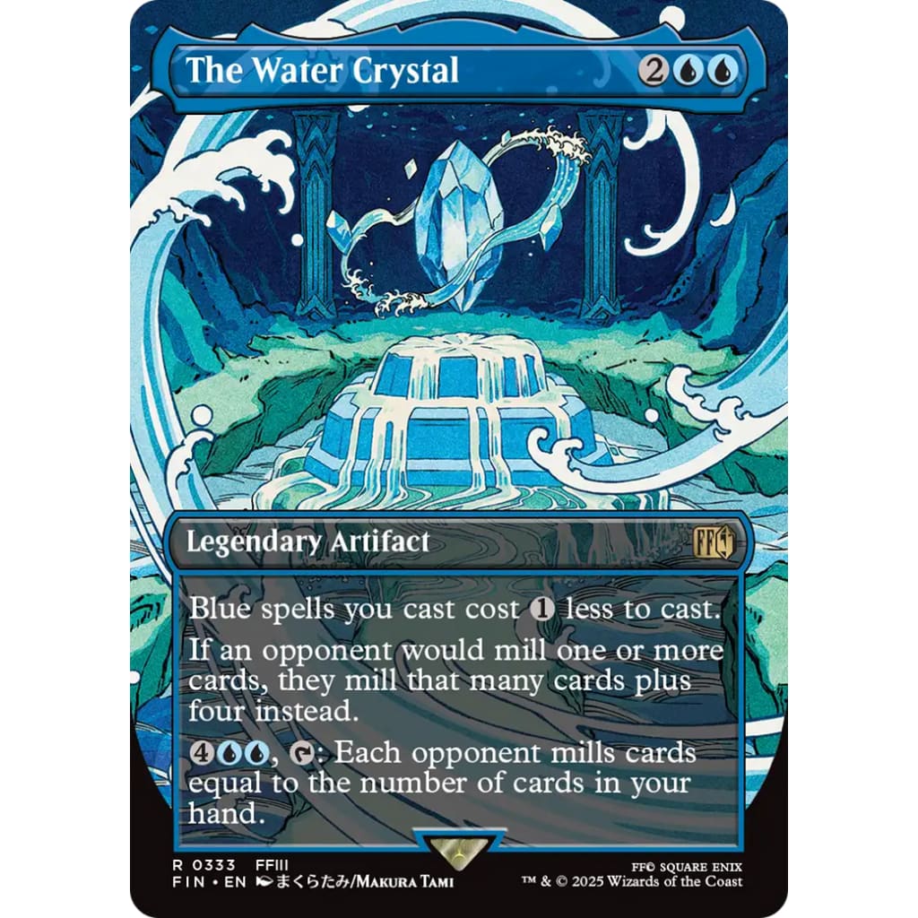 The Water Crystal (FIN-333) (Borderless) - Single
