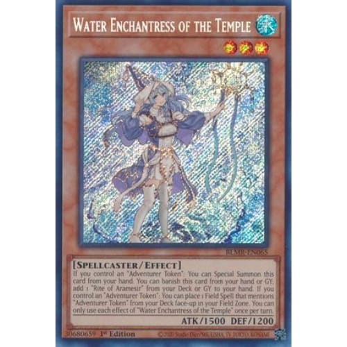 Water Enchantress of the Temple - BLMR-EN065 Secret Rare