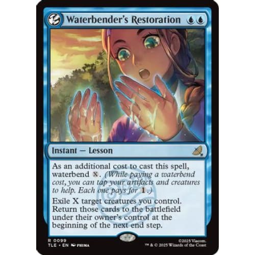 Waterbender’s Restoration (TLE-099) Foil - Single