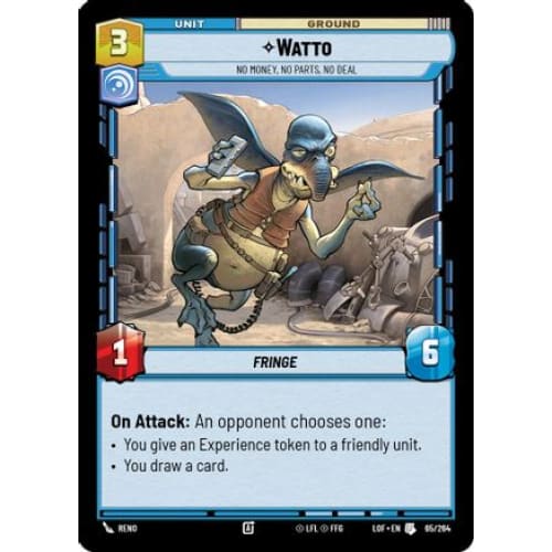 Watto - No Money Parts Deal (065/264) - Single