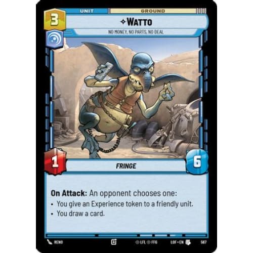 Watto - No Money Parts Deal (Foil) (567) Foil - Single
