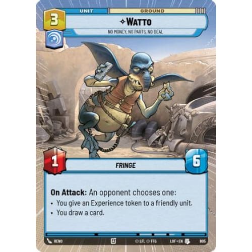 Watto - No Money Parts Deal (Hyperspace Foil) (805) Foil