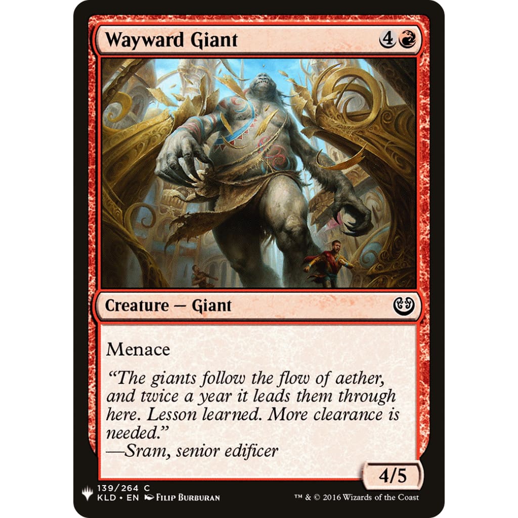 Wayward Giant (PLST-KLD-139) - Single