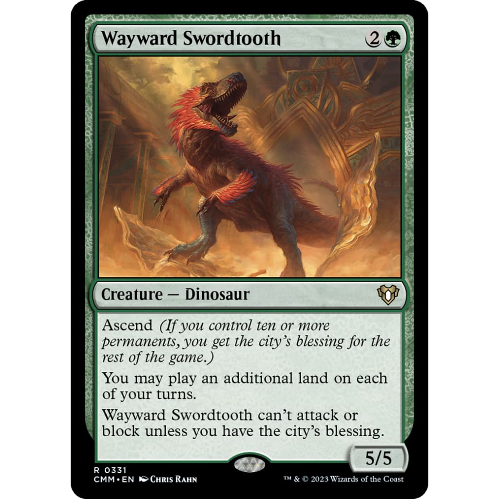 Wayward Swordtooth (CMM-331) Foil - Single