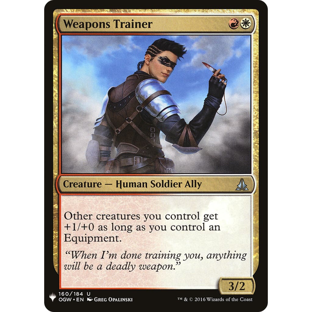 Weapons Trainer (PLST-OGW-160) - Single